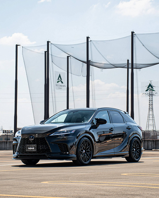 Фото дисков S200H Черный сатин на Lexus RX V