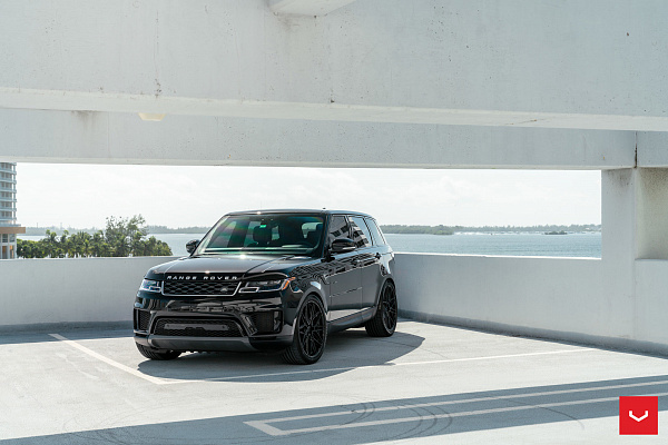 Фото дисков Vossen HF-7 Черный глянец на Range Rover Sport II