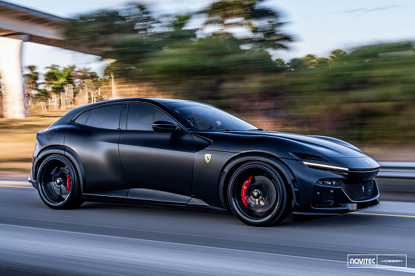 Фото дисков NOVITEC NF11 Черный глянец на Ferrari Purosangue