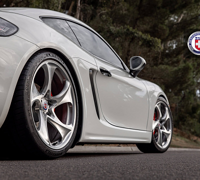 Фото дисков HRE 522M на Porsche Cayman III