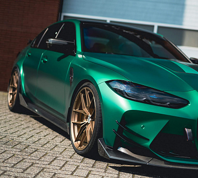 Фото дисков HRE FF21 на BMW 3/M3 (G2x/G80)