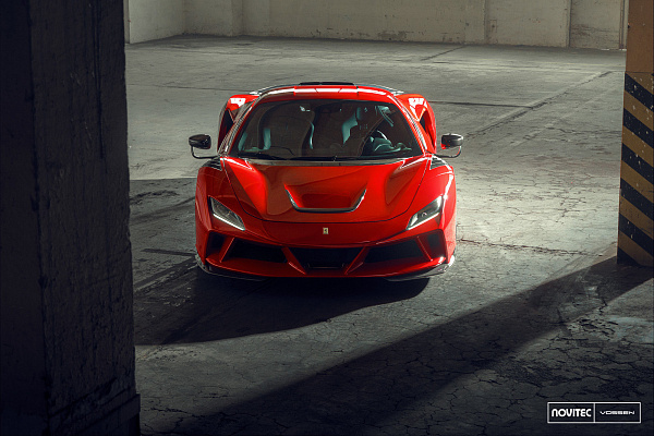 Фото дисков NOVITEC NF10 Черный глянец на Ferrari F8