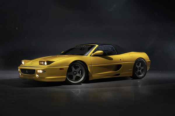 Фото дисков Rotiform ROC Черный сатин на Ferrari 348