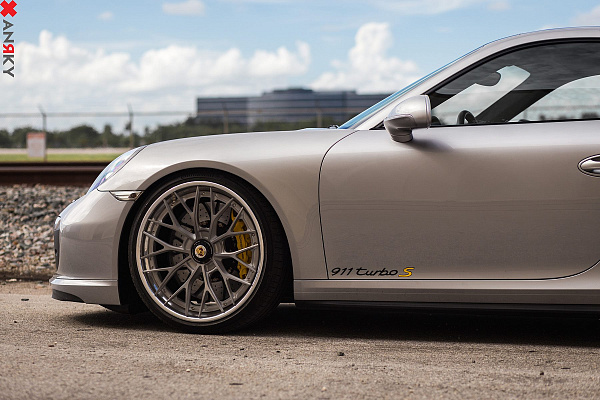 Фото дисков Anrky AN30 Сатиновый тонированный лак на Porsche 911 VII