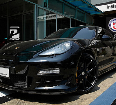 Фото дисков HRE P101 на Porsche Panamera I