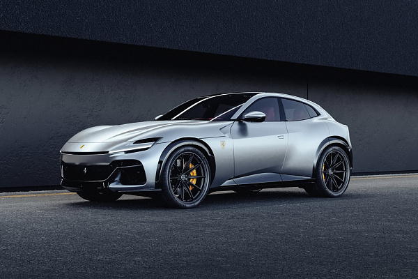 Фото дисков Brixton Forged FDE11 Черный сатин на Ferrari Purosangue