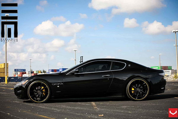 Фото дисков Vossen CVT Черный глянец на Maserati GranTurismo I