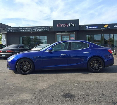 Фото дисков HRE FF01 на Maserati Ghibli