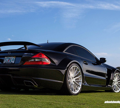 Фото дисков HRE P103 на Mercedes-Benz SL (R230)