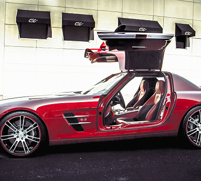 Фото дисков CEC C883 на Mercedes-Benz SLS AMG