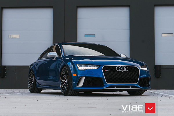 Фото дисков Vossen HF-2 Алмазная проточка на Audi A/RS 7 (4G)