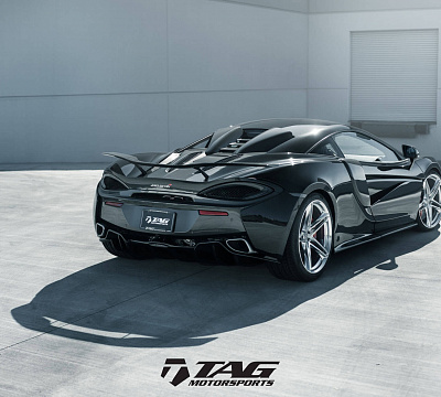 Фото дисков HRE P207 на McLaren 570S