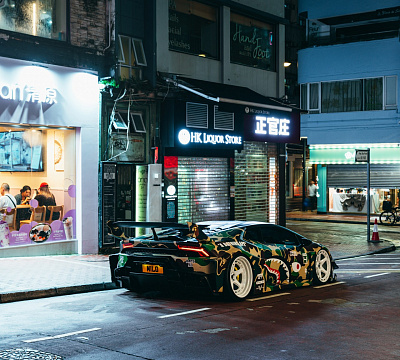 Фото дисков Brixton Forged TR05 AERO1 на Lamborghini Huracan