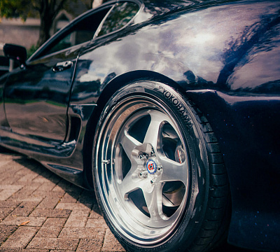 Фото дисков HRE 527 на Toyota Supra A80