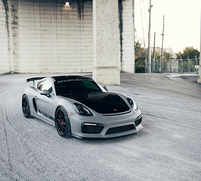 Фото дисков Brixton Forged R11-R на Porsche Cayman II