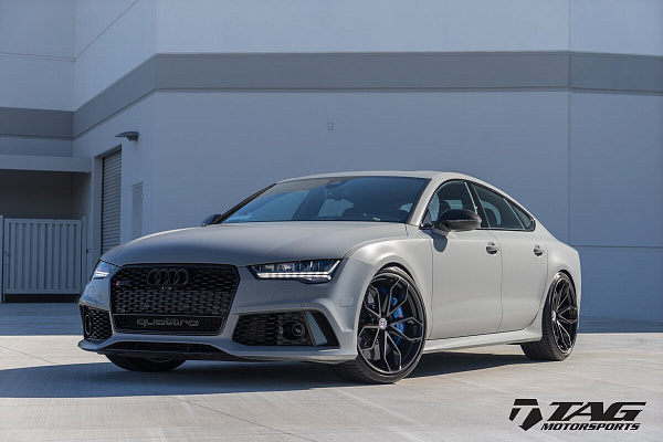 Фото дисков HRE P201 Глянцевый темный лак на Audi A/RS 7 (4G)