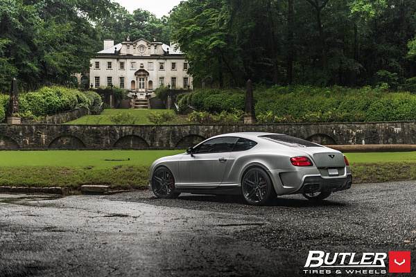 Фото дисков Vossen HF-1 Черный сатин на Bentley Continental GT II