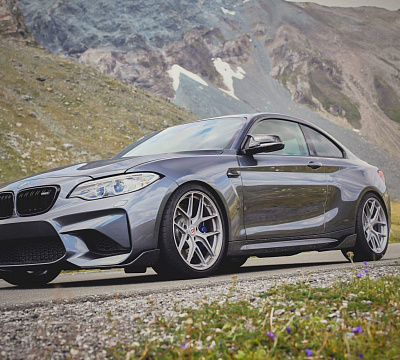 Фото дисков HRE R101 на BMW 2/M2 (F22/F87)