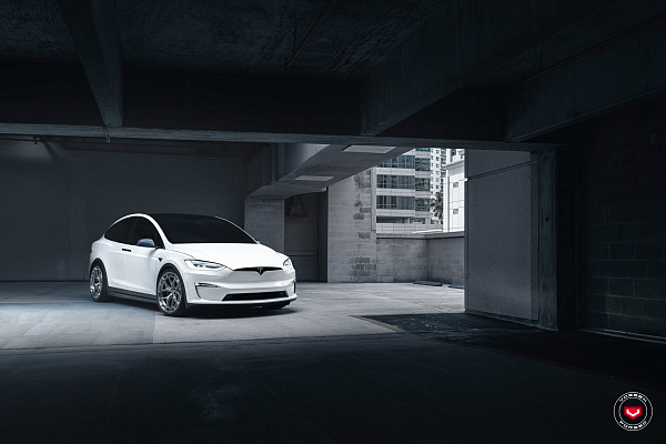 Фото дисков Vossen LC3-01 Глянцевый тонированный лак на Tesla Model X
