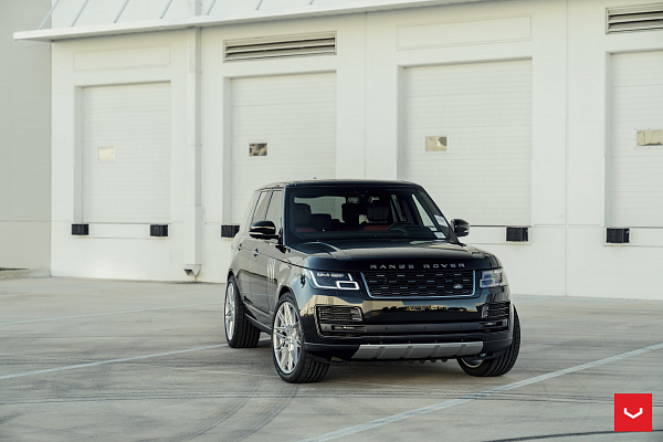 Фото дисков Vossen HF-7 Серебро на Range Rover IV
