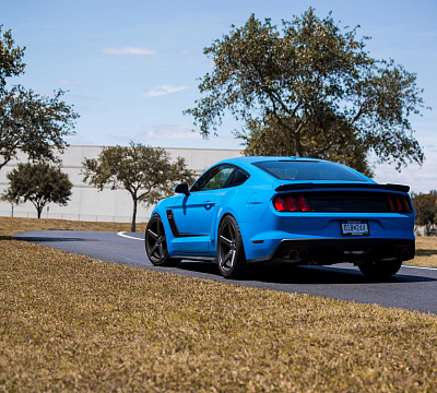 Фото дисков Vossen CV3 на Ford Mustang VI