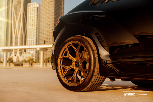 Фото дисков NOVITEC NL4 Сатиновая бронза на Lamborghini Urus