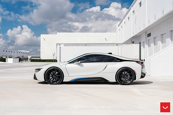 Фото дисков Vossen HF-3 Черный сатин на BMW i8