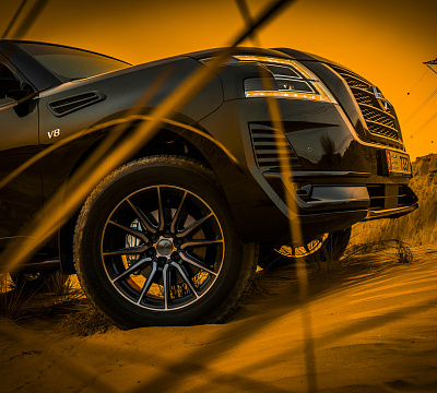 Фото дисков Vossen HF6-1 на Nissan Patrol VII