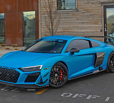 Фото дисков Strasse Wheels SV15FF Deep Concave FS на Audi R8 (4S)