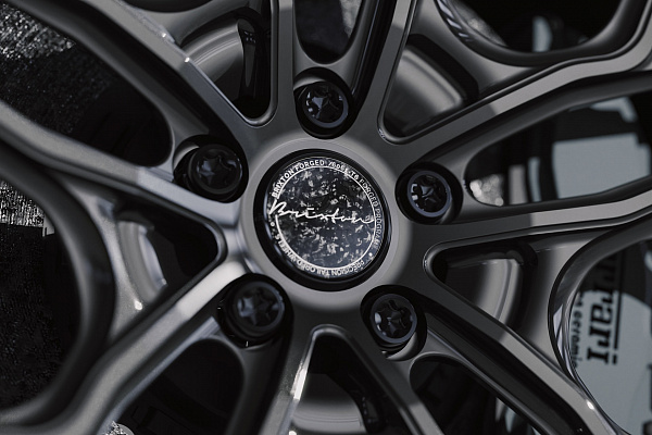 Фото дисков Brixton Forged PF14 R / RS Черный сатин на Ferrari Purosangue