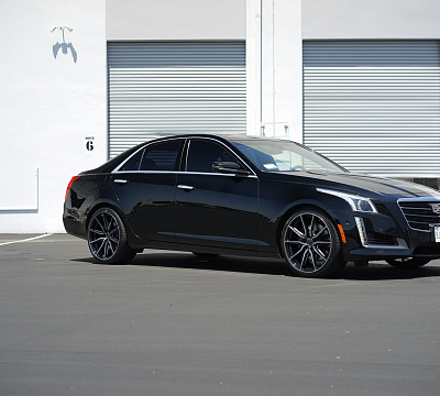 Фото дисков Vossen HF-3 на Cadillac CTS III
