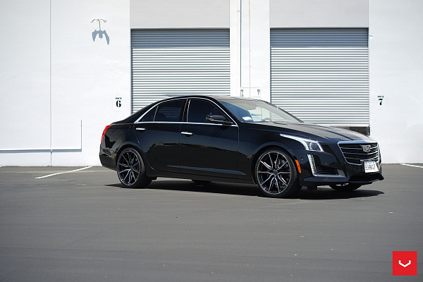 Фото дисков Vossen HF-3 Алмазная проточка на Cadillac CTS III