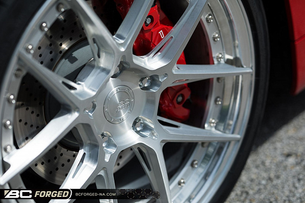 Фото дисков BC Forged HCA381 Глянцевый лак на Porsche Boxster III