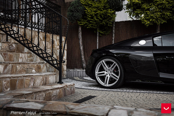 Фото дисков Vossen HF-1 Серебро на Audi R8 (4S)
