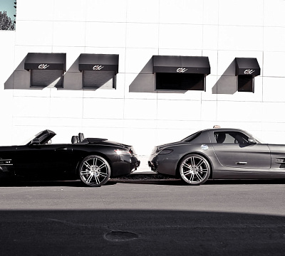 Фото дисков CEC C883 на Mercedes-Benz SLS AMG