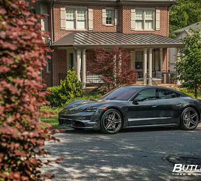 Фото дисков Vossen EVO-1 на Porsche Taycan I