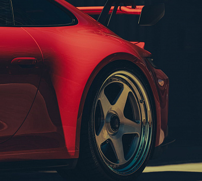 Фото дисков Brixton Forged TR04 на Porsche 911 VIII