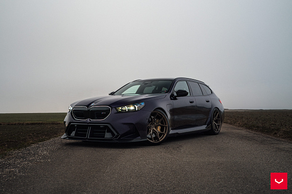 Фото дисков Vossen HF-9 Сатиновая темная бронза на BMW 5/M5 (G60/G90)