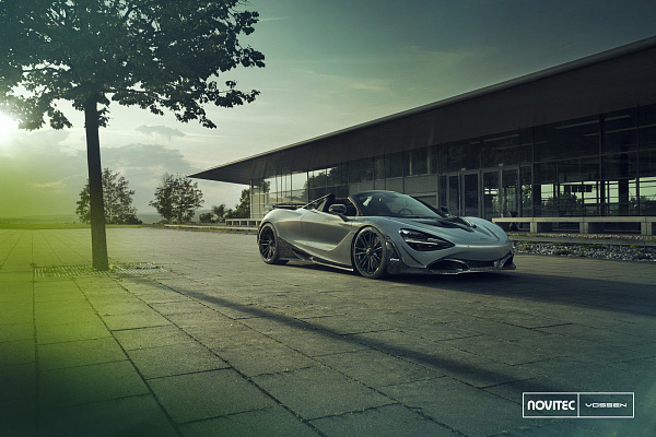 Фото дисков NOVITEC MC3 Черный сатин на McLaren 720S