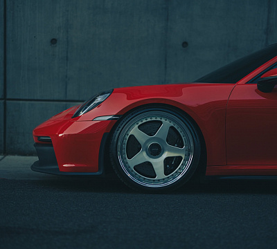 Фото дисков Brixton Forged TR04 на Porsche 911 VIII