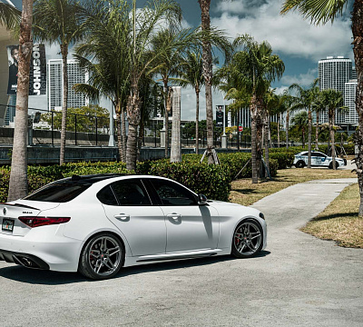 Фото дисков Vossen M-X1 на Alfa Romeo Giulia II (952)