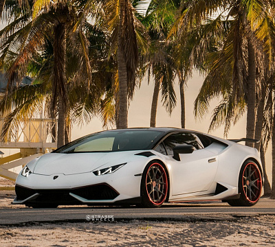 Фото дисков Strasse Wheels SM5R Deep Concave на Lamborghini Huracan
