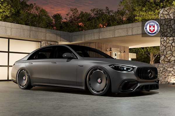 Фото дисков HRE L108M Черный сатин на Mercedes-Benz S-Class (W223)