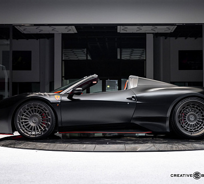 Фото дисков Brixton Forged TR10 AERO1 на Ferrari 458