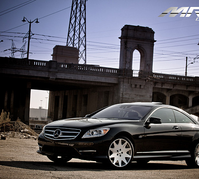 Фото дисков MRR HR3 на Mercedes-Benz CL (C216)