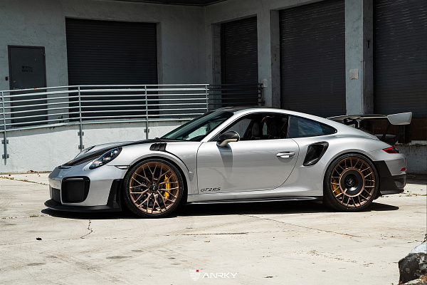 Фото дисков Anrky AN20 Aerosport Сатиновая бронза на Porsche 911 VIII
