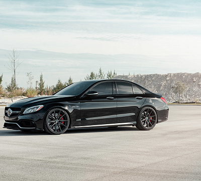 Фото дисков Vossen HF-3 на Mercedes-Benz C-Class (W205)
