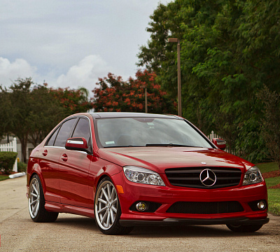 Фото дисков Vossen CV1 на Mercedes-Benz C-Class (W204)