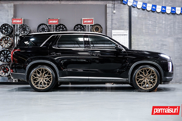 Фото дисков Vossen HF-2 Сатиновая бронза на Hyundai Palisade I