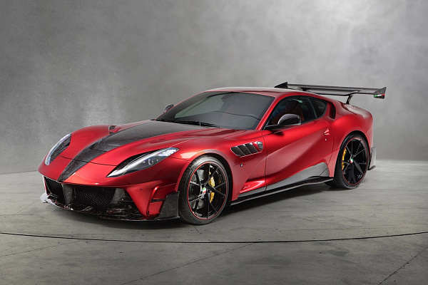 Фото дисков Mansory YN.5 Черный глянец на Ferrari 812